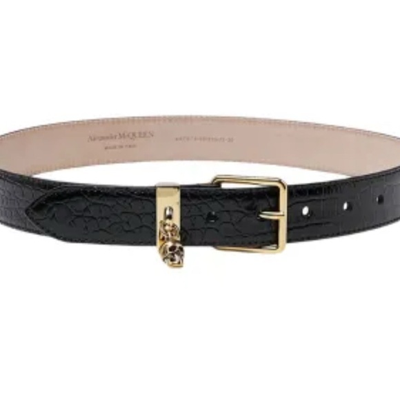 Alexander McQueen Skull Croc Embossed leather - Picture 9 of 10